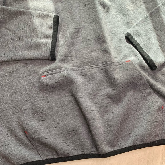 Fila Sport Gray/Red Hoodie Pull Over - Picture 6 of 6